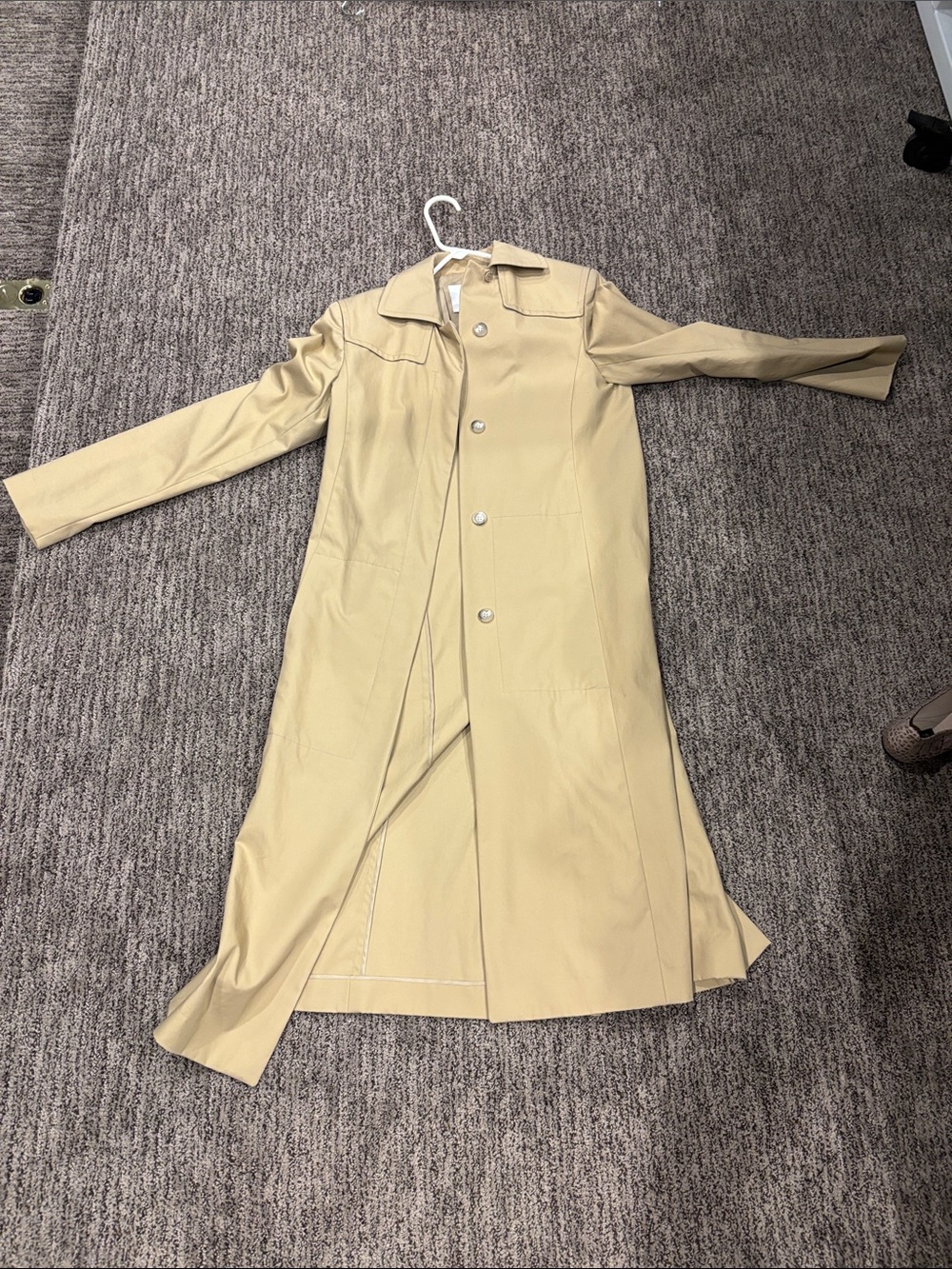 J.Crew Classic Women's Long Trench Coat in Beige